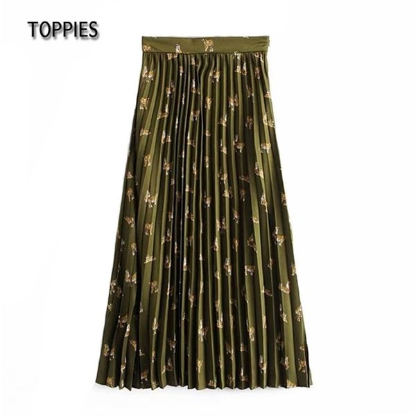 fashion animal printing midi skirts women high waist pleated elegant streetwear 210421, Black
fashion animal printing midi skirts women high waist pleated elegant streetwear 210421, Black