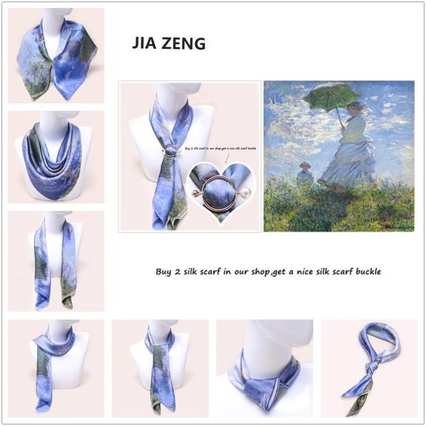 scarves 2021fashion women silk bandana scarf square female bandanas 70*70cm luxury headwear girls head headbands hair accessories, Blue;gray
scarves 2021fashion women silk bandana scarf square female bandanas 70*70cm luxury headwear girls head headbands hair accessories, Blue;gray