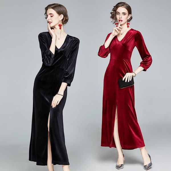 women long dress high waist dresses red black qi color code 3654 casual, Black;gray
women long dress high waist dresses red black qi color code 3654 casual, Black;gray