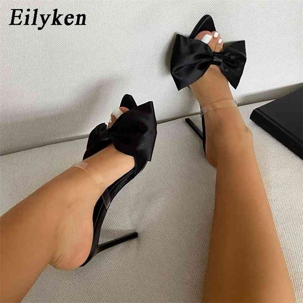 eilyken fashion bowknot women's slippers pointed toe thin high heels summer elegant party ladies slides pumps shoes 210310, Black
eilyken fashion bowknot women's slippers pointed toe thin high heels summer elegant party ladies slides pumps shoes 210310, Black