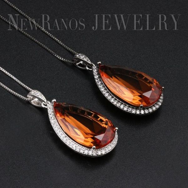 pendant necklaces ranos women necklace natural water drop pendants pave cz zirconias colar for wome statement jewelry nfx0006082g, Silver
pendant necklaces ranos women necklace natural water drop pendants pave cz zirconias colar for wome statement jewelry nfx0006082g, Silver