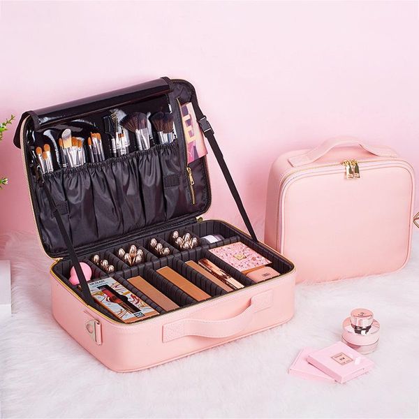 women professional makeup bag large capacity cosmetic bags waterproof storage case functional travel multilayer organizer & cases
women professional makeup bag large capacity cosmetic bags waterproof storage case functional travel multilayer organizer & cases