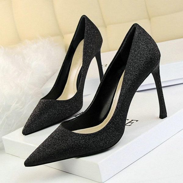 dress shoes fashion spring/autumn women pumps bling pointed toe high heels party wedding comfortable 10cm b11-88, Black
dress shoes fashion spring/autumn women pumps bling pointed toe high heels party wedding comfortable 10cm b11-88, Black