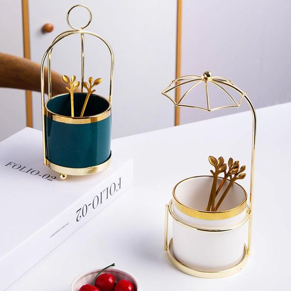 storage bottles & jars 2pcs/set nordic light luxury fruit forks ceramic dessert cake stainless steel shelves spoons tubes
storage bottles & jars 2pcs/set nordic light luxury fruit forks ceramic dessert cake stainless steel shelves spoons tubes