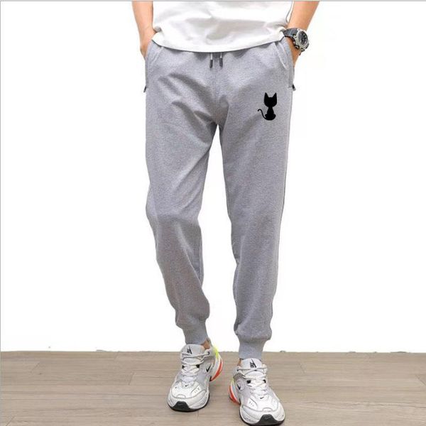 men's pants sweatpants with cat print elastic waist plus size loose gym sports jogging trousers outdoor for male autumn, Black
men's pants sweatpants with cat print elastic waist plus size loose gym sports jogging trousers outdoor for male autumn, Black