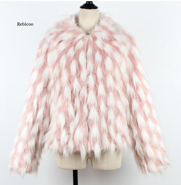 women's fur & faux autumn winter women coat long-sleeved lapel blouse imitation mixed color wool plus size, Black
women's fur & faux autumn winter women coat long-sleeved lapel blouse imitation mixed color wool plus size, Black