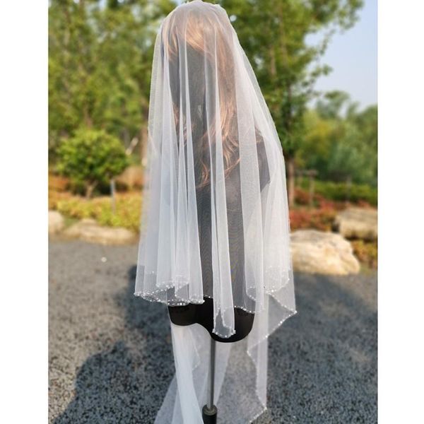 bridal veils veil two layers hard tulle handmade crystal diamond white&ivory chapel wedding dress accessories with comb, Black
bridal veils veil two layers hard tulle handmade crystal diamond white&ivory chapel wedding dress accessories with comb, Black