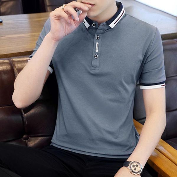 summer casual shirt men's short-sleeved t-shirt lapel slim fit type for sale color male large size shirts, White;black
summer casual shirt men's short-sleeved t-shirt lapel slim fit type for sale color male large size shirts, White;black