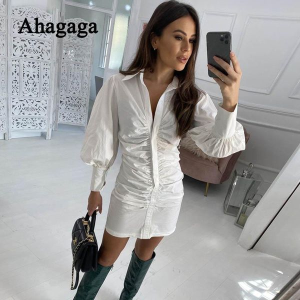 ahagaga autumn mini dress women fashion long lantern sleeves turn-down collar skinny sheath bodycon casual female vestidos robes dresses, Black;gray
ahagaga autumn mini dress women fashion long lantern sleeves turn-down collar skinny sheath bodycon casual female vestidos robes dresses, Black;gray