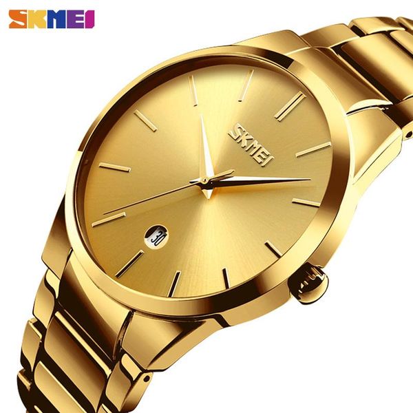 wristwatches skmei date time quartz mens watches fashion simple design men waterproof business male watch reloj hombre 9140, Slivery;brown
wristwatches skmei date time quartz mens watches fashion simple design men waterproof business male watch reloj hombre 9140, Slivery;brown