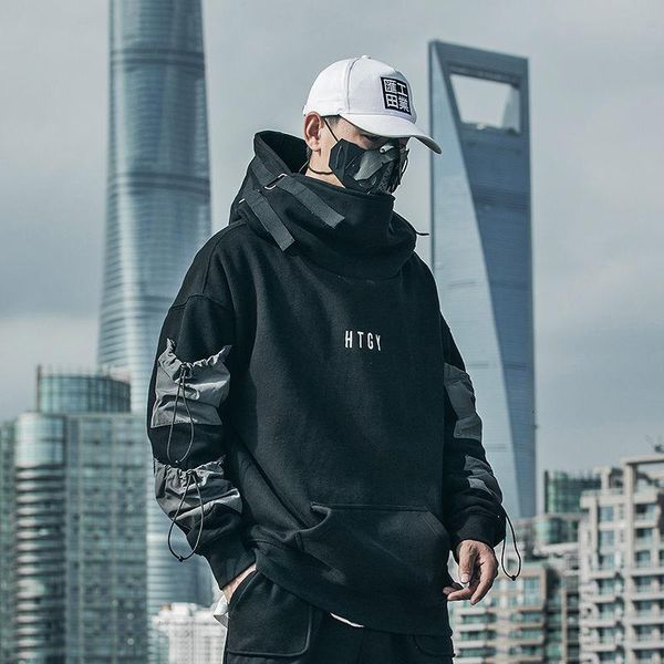 men's hoodies & sweatshirts 2021 autumn and winter hoodie long-loose solid hip-hop street style men fish mouth, Black
men's hoodies & sweatshirts 2021 autumn and winter hoodie long-loose solid hip-hop street style men fish mouth, Black