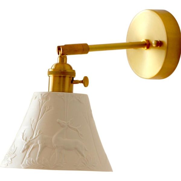 nordic design retro led wall light brass ceramics adjust bedside lamp loft sconces home decor lighting luminaire
nordic design retro led wall light brass ceramics adjust bedside lamp loft sconces home decor lighting luminaire