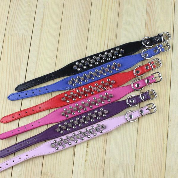 30pcs/lot punk style spiked pet dog collar round nail rivet studded neck strap pitbull pu leather roduc collars & leashes
30pcs/lot punk style spiked pet dog collar round nail rivet studded neck strap pitbull pu leather roduc collars & leashes