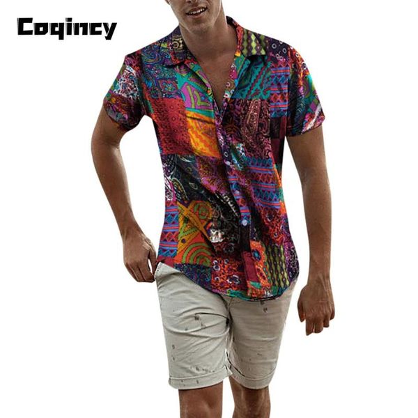 men's casual shirts coqincy men shirt ethnic short sleeve hawaiian cotton linen printing button blouse camisa masculina, White;black
men's casual shirts coqincy men shirt ethnic short sleeve hawaiian cotton linen printing button blouse camisa masculina, White;black