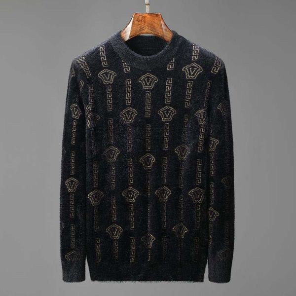 designer men's sweaters, fashionable letter style pullovers, cotton wool blended comfortable long sleeved high-quality sweater, White;black
designer men's sweaters, fashionable letter style pullovers, cotton wool blended comfortable long sleeved high-quality sweater, White;black