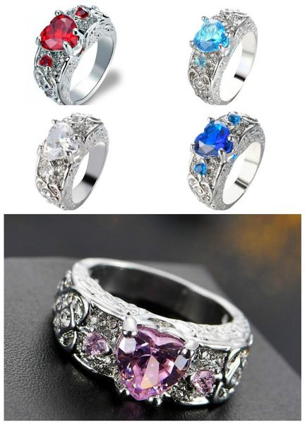 wedding rings princess ring heart shaped engagement fashion for women jewelry, Slivery;golden
wedding rings princess ring heart shaped engagement fashion for women jewelry, Slivery;golden