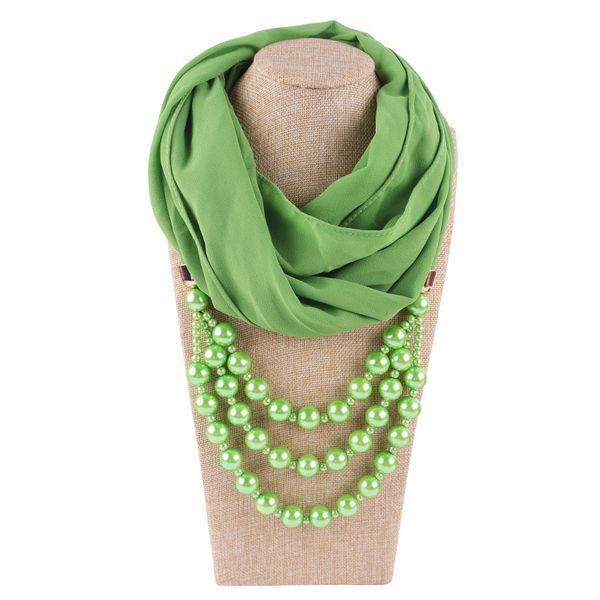 2021 new arrival chiffon jewelry statement necklace pearl pendant scarf women neckerchief foulard femme accessories, Blue;gray
2021 new arrival chiffon jewelry statement necklace pearl pendant scarf women neckerchief foulard femme accessories, Blue;gray