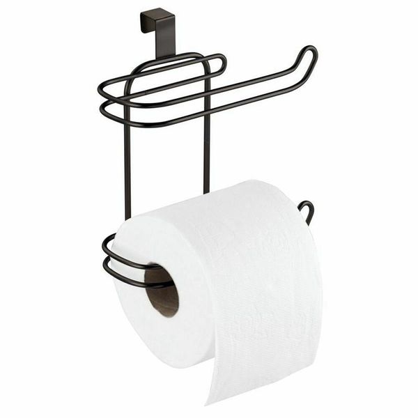 metal compact hanging over the tank toilet tissue paper roll holder and dispenser for bathroom storage space saving holders
metal compact hanging over the tank toilet tissue paper roll holder and dispenser for bathroom storage space saving holders