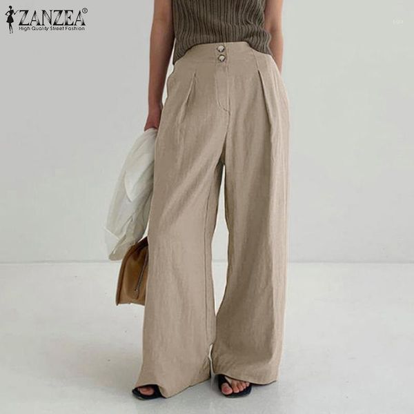 women's pants & capris women's pleated trousers 2022 elegant wide leg high waist button long pantalon palazzo female solid turnip, Black;white
women's pants & capris women's pleated trousers 2022 elegant wide leg high waist button long pantalon palazzo female solid turnip, Black;white