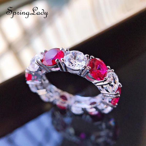 cluster rings 100% 925 sterling silver round cut ruby created gemstone wedding band couple fine jewelry wholesale, Golden;silver
cluster rings 100% 925 sterling silver round cut ruby created gemstone wedding band couple fine jewelry wholesale, Golden;silver