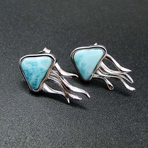 natural larimar earring silver jewelry jellyfish stud 925 sterling women earrings for gift, Golden;silver
natural larimar earring silver jewelry jellyfish stud 925 sterling women earrings for gift, Golden;silver