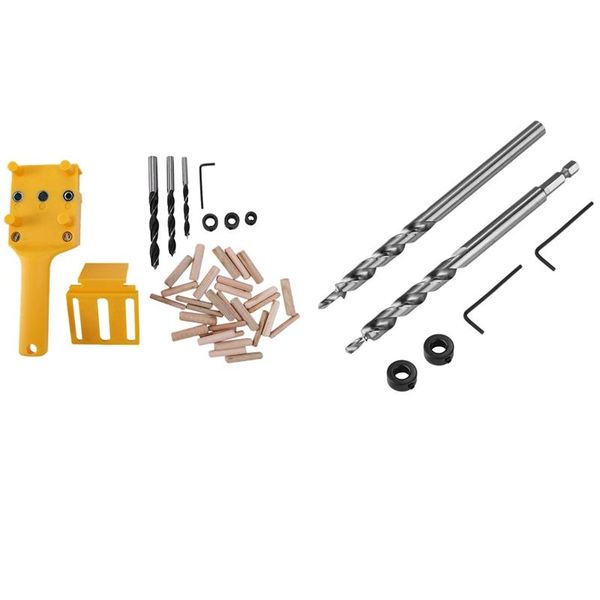 professional hand tool sets woodworking pocket hole jig kit set & 3/8 inch drill bit with depth scollar 1/4 hex shank
professional hand tool sets woodworking pocket hole jig kit set & 3/8 inch drill bit with depth scollar 1/4 hex shank