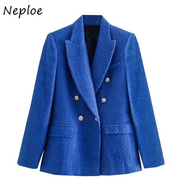 women's suits & blazers neploe notched collar double-breasted womens 2021 fall jackets women solid color blazer sacos de mujer vestir a, White;black
women's suits & blazers neploe notched collar double-breasted womens 2021 fall jackets women solid color blazer sacos de mujer vestir a, White;black