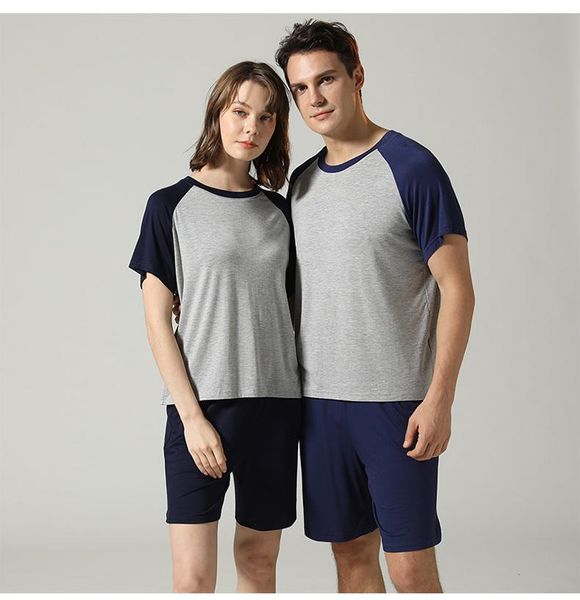 women's tracksuits 2021 couple pajama set summer pyjama femme male cotton short sleeved men and women sleepwear stich pijama casual lov, Gray
women's tracksuits 2021 couple pajama set summer pyjama femme male cotton short sleeved men and women sleepwear stich pijama casual lov, Gray