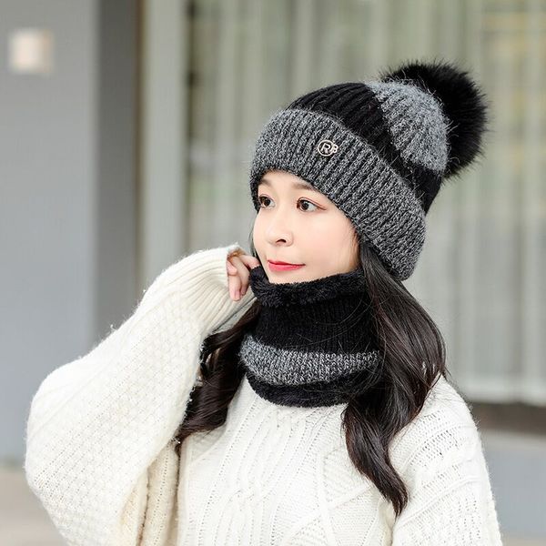2020 new 2 pieces set womens knitted hat scarf caps neck warmer winter hat for ladies girls skullies beanies warm fleece caps, Blue;gray
2020 new 2 pieces set womens knitted hat scarf caps neck warmer winter hat for ladies girls skullies beanies warm fleece caps, Blue;gray