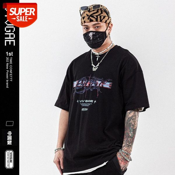 vivgae men's short-sleeved personality letter printing men and women couple loose t-shirt #hl7e, White;black
vivgae men's short-sleeved personality letter printing men and women couple loose t-shirt #hl7e, White;black