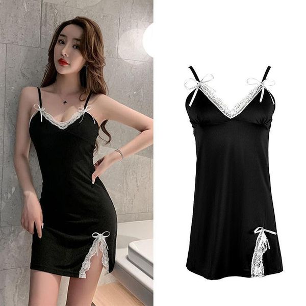 casual dresses 2021 summer clothing party bodycon lace sling home black nightdress mini thin section slim waist dress women, Black;gray
casual dresses 2021 summer clothing party bodycon lace sling home black nightdress mini thin section slim waist dress women, Black;gray