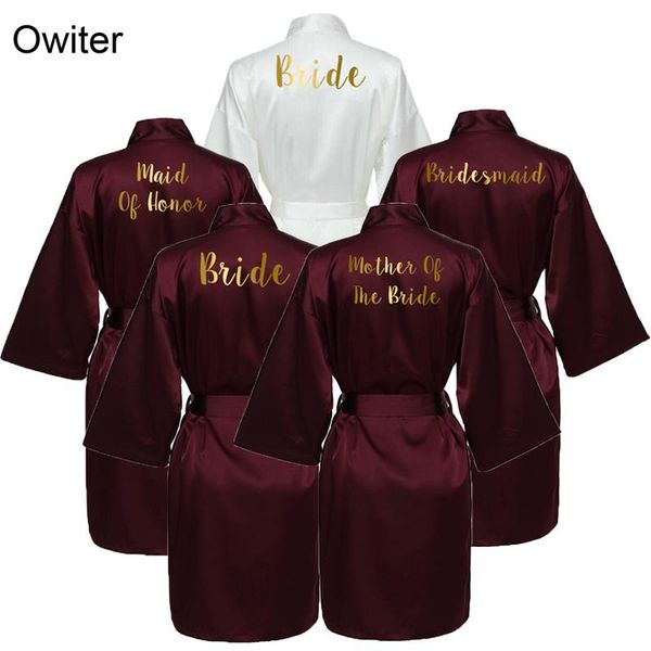 women's sleepwear silk satin robe bride bridesmaid robes women wedding bridal dressing bathrobe wine red gold text, Black;red
women's sleepwear silk satin robe bride bridesmaid robes women wedding bridal dressing bathrobe wine red gold text, Black;red