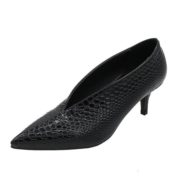 star pointed toe girl thin heel woman shoes deep v design lady fashion elegant european women wine red dress, Black
star pointed toe girl thin heel woman shoes deep v design lady fashion elegant european women wine red dress, Black