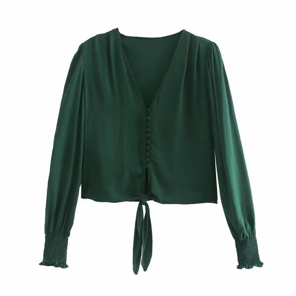 women's blouses & shirts klacwaya women 2021 fashion solid bow poplin silk buton ladies full sleeve v-neck vintage female club, White
women's blouses & shirts klacwaya women 2021 fashion solid bow poplin silk buton ladies full sleeve v-neck vintage female club, White