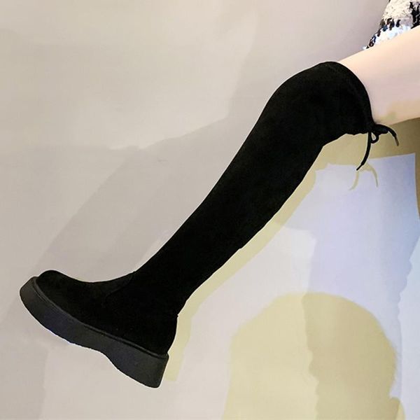 boots brand thigh high winter shoes fashion slim stretch women platform over the knee party 2021, Black
boots brand thigh high winter shoes fashion slim stretch women platform over the knee party 2021, Black
