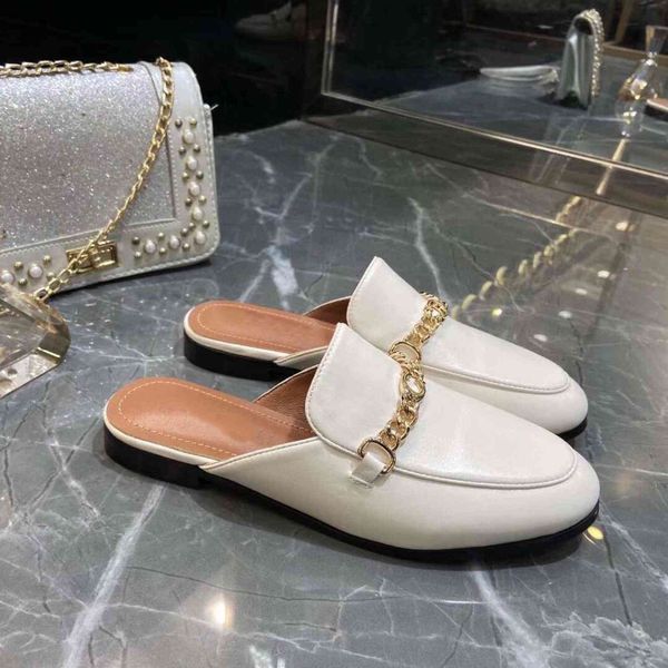 slippers spring 2021 c family new fashion versatile half baotou flat heeled lazy people wear slippers mill shoes straight zly nrsx, Black
slippers spring 2021 c family new fashion versatile half baotou flat heeled lazy people wear slippers mill shoes straight zly nrsx, Black