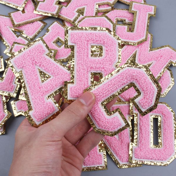 pink letters with gold glitter chenille fabric patches towel embroidery rainbow gritt alphabet iron on sticker name clothing diy lovely bag
pink letters with gold glitter chenille fabric patches towel embroidery rainbow gritt alphabet iron on sticker name clothing diy lovely bag