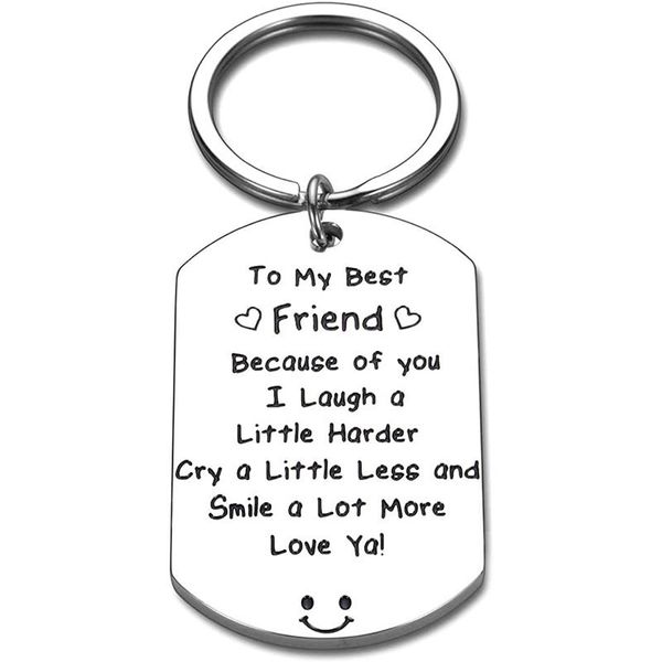 keychains friends key chain friendship gift keychain for women friend birthday sister ies bff stainless steel keyring, Silver
keychains friends key chain friendship gift keychain for women friend birthday sister ies bff stainless steel keyring, Silver