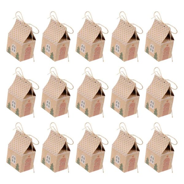 gift wrap 15pcs kraft paper packing box christmas candy container small house design case party supplies
gift wrap 15pcs kraft paper packing box christmas candy container small house design case party supplies