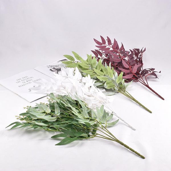 branch artificial willow bouquet silk fake leaves home wedding decoration plant party arrangment decorative flowers & wreaths
branch artificial willow bouquet silk fake leaves home wedding decoration plant party arrangment decorative flowers & wreaths
