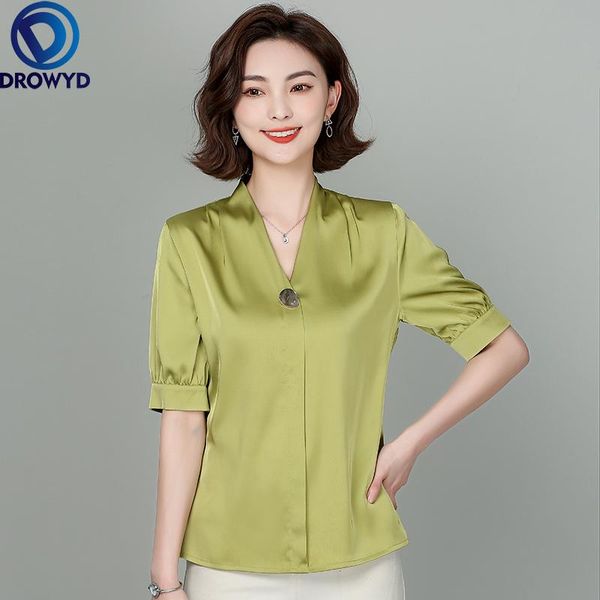 women's blouses & shirts korean fashion silk women office lady shirt and blouse satin womens plus size xxxl drowyd, White
women's blouses & shirts korean fashion silk women office lady shirt and blouse satin womens plus size xxxl drowyd, White