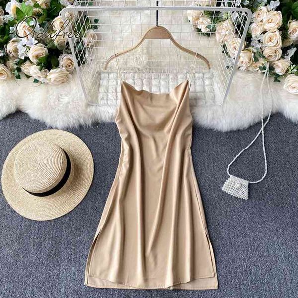 summer women slip satin mini dress backless slit short club party 210513, Black;gray
summer women slip satin mini dress backless slit short club party 210513, Black;gray