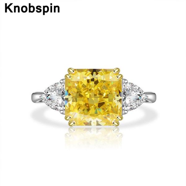 knobspin 100% 925 sterling silver 10*10mm flower cut high carbon diamond wedding anniversary rings for women fine jewelry gift cluster, Golden;silver
knobspin 100% 925 sterling silver 10*10mm flower cut high carbon diamond wedding anniversary rings for women fine jewelry gift cluster, Golden;silver
