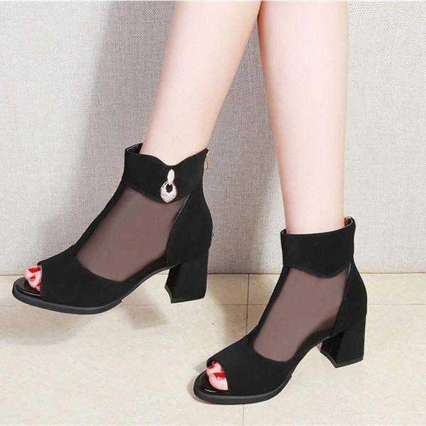 dress shoes women summer gladiator sandals square high heel leisure rome solid rubber sole paltform boots female zapatos de mujer, Black
dress shoes women summer gladiator sandals square high heel leisure rome solid rubber sole paltform boots female zapatos de mujer, Black
