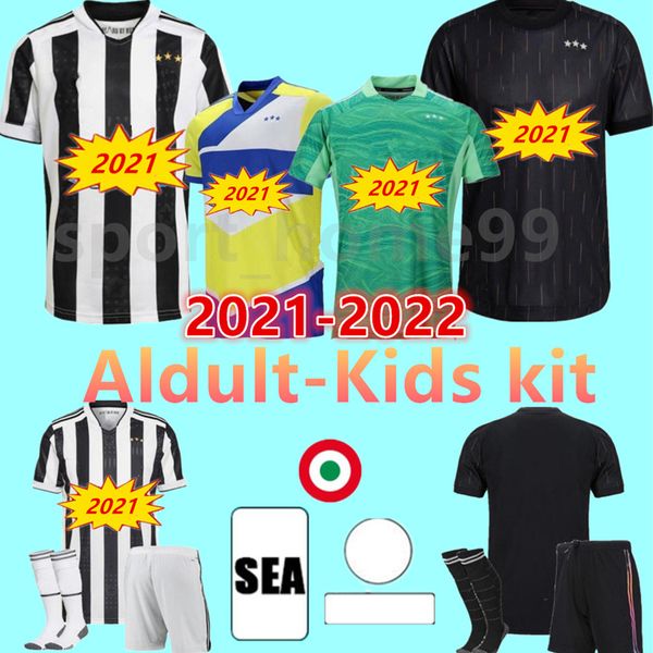 21 22 fans ronaldo soccer jersey 2021 dybala morata chiesa bonucci mckennie football kit shirt 2022 juve men + kids fourth 4th set with sock, Black;yellow
21 22 fans ronaldo soccer jersey 2021 dybala morata chiesa bonucci mckennie football kit shirt 2022 juve men + kids fourth 4th set with sock, Black;yellow