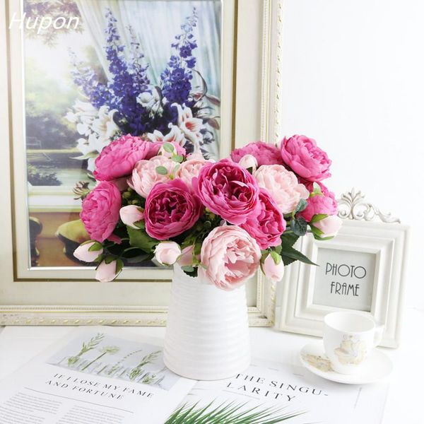 decorative flowers & wreaths 5 big heads rose artificial silk peony bouquet 4 bud wedding for home garden decoration fake flower roses flore
decorative flowers & wreaths 5 big heads rose artificial silk peony bouquet 4 bud wedding for home garden decoration fake flower roses flore
