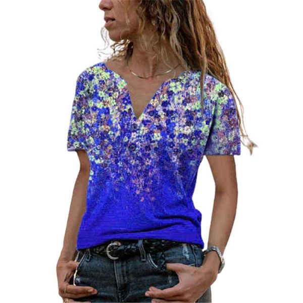 women's t-shirt flower print women t-shirts summer short sleeve fashion tee loose v-neck high street female large size blue 5xl top, White
women's t-shirt flower print women t-shirts summer short sleeve fashion tee loose v-neck high street female large size blue 5xl top, White