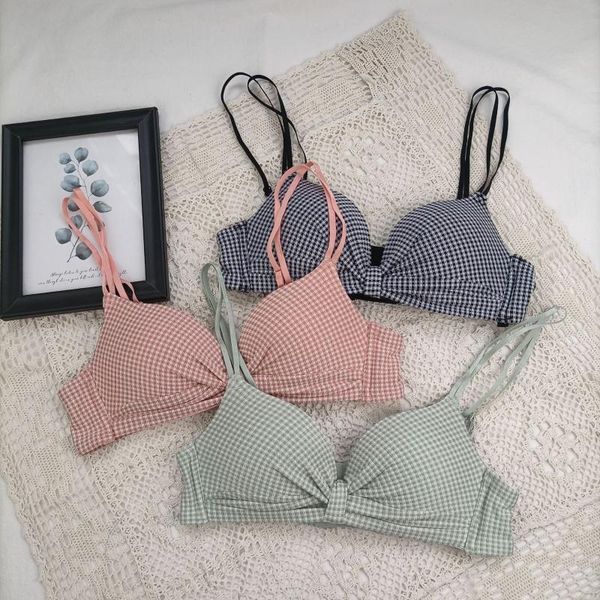 bras sweet style girl bra push up wireless small breasts breathable bralette comfortable underwear, Red;black
bras sweet style girl bra push up wireless small breasts breathable bralette comfortable underwear, Red;black
