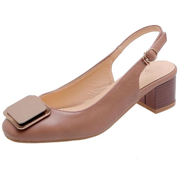 dress shoes fanyuan 2021 arrivals buckle strap summer pumps woman metal decoration chunky heels office lady women, Black
dress shoes fanyuan 2021 arrivals buckle strap summer pumps woman metal decoration chunky heels office lady women, Black