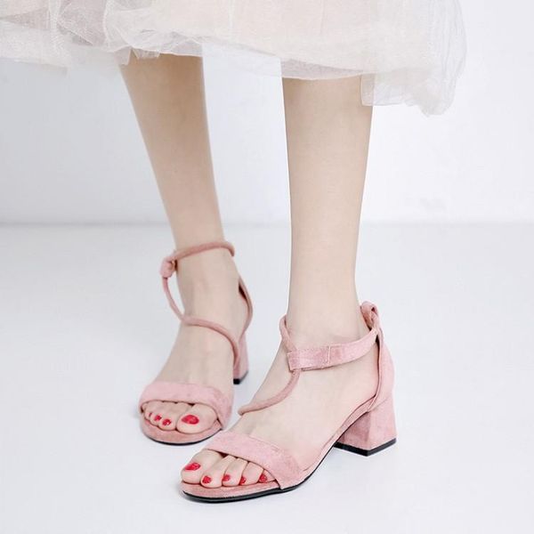 dress shoes big size11 12 13 high heels sandals women woman summer ladies suede open toe magic stick one word band pack and rough heel, Black
dress shoes big size11 12 13 high heels sandals women woman summer ladies suede open toe magic stick one word band pack and rough heel, Black